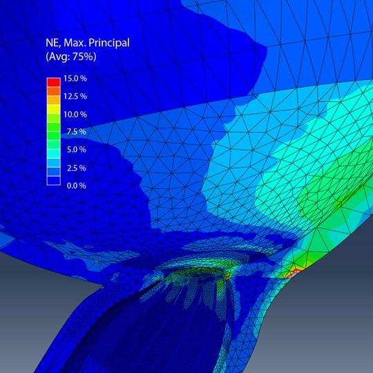 Computer simulation graph