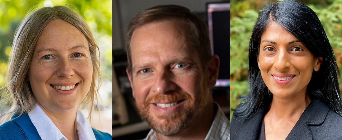 Juliette McGregor, David Gamm, and Teresa Puthussery