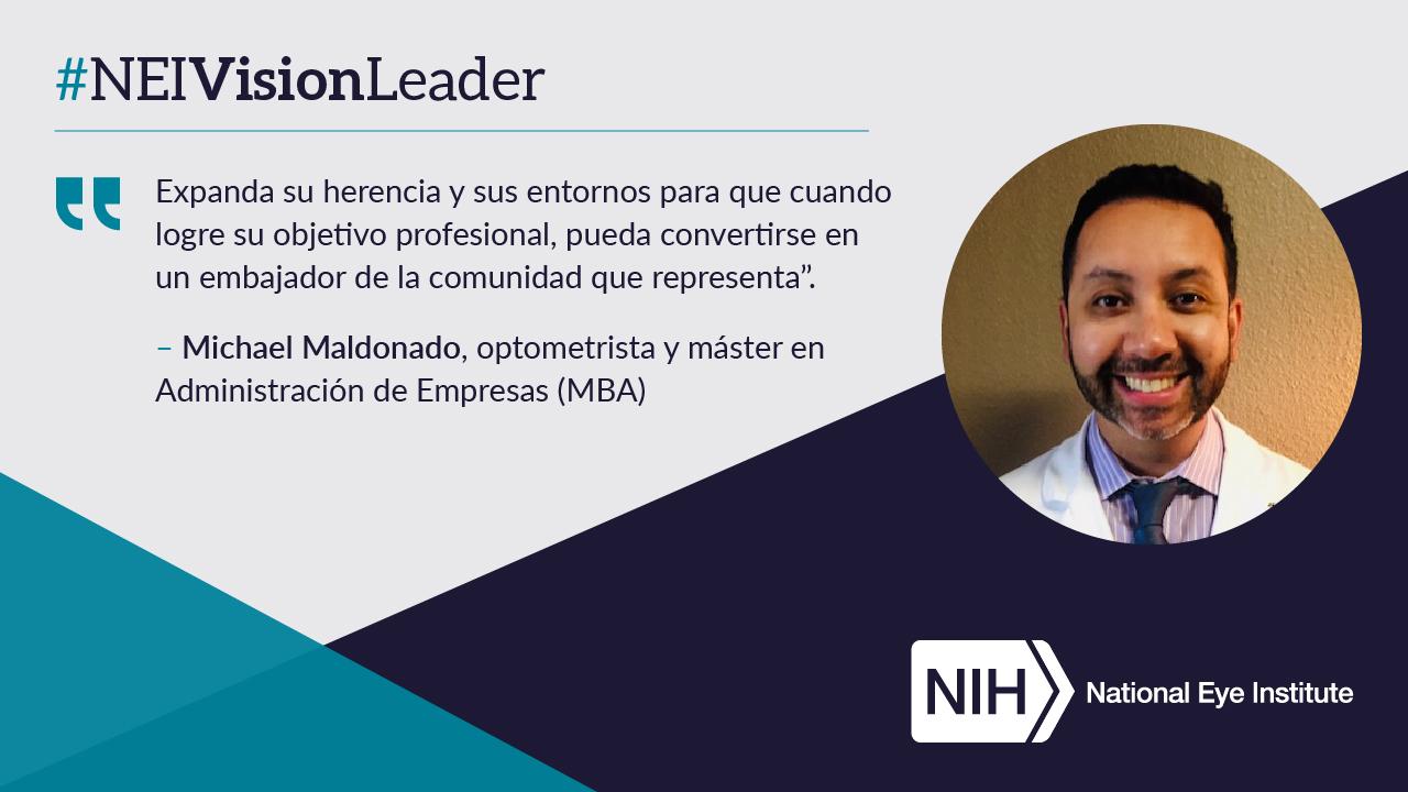 Imagen del "Mes de la herencia hispana” con la fotografía del doctor Michael Maldonado.