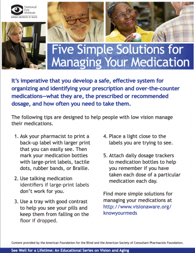 5 Simple Solutions for Managing Your Medication