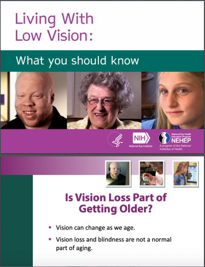 Living with Low Vision Booklet