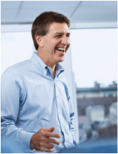 Man laughing