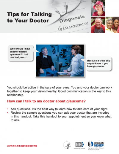 Tips for Talking to Your Doctor About Glaucoma