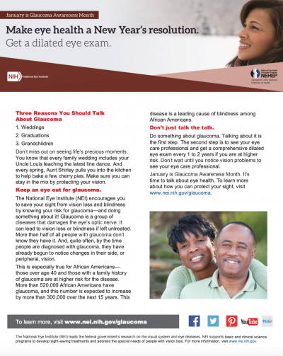 You Could Have Glaucoma and Not Even Know It for African Americans