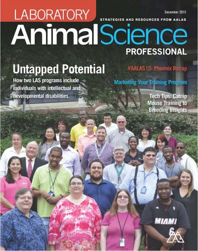 Laboratory of Animal Science cover, December 2015. Untapped potential.