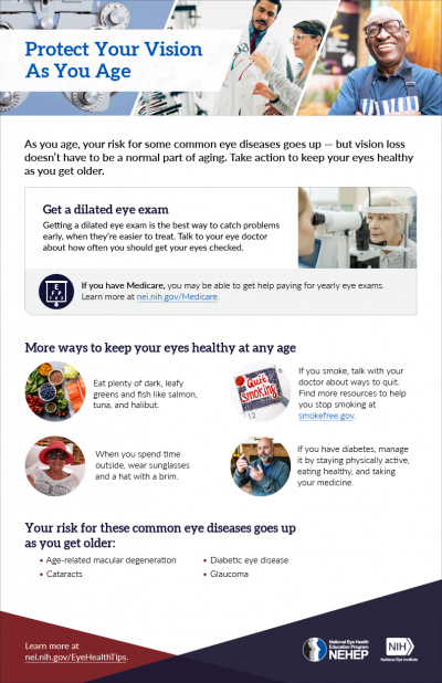 Protect your vision as you age handout