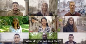 Panel of faces. What do you see in a face?