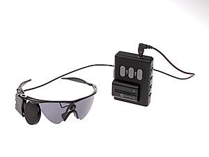 device with glasses