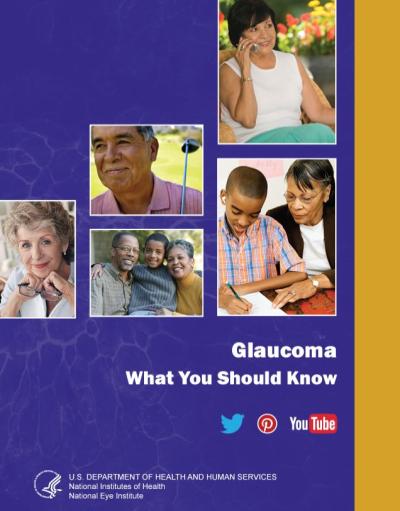 Cover of Glaucoma: What You Should Know booklet
