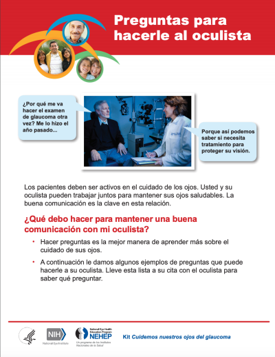 Preguntas para hacerle al oculista.