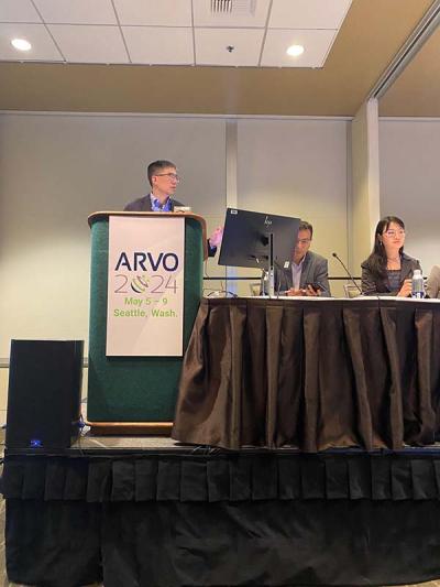 Michael Chiang at ARVO 2024