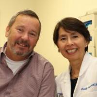 patient and doctor smiling 