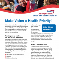 Make Vision a Health Priority!