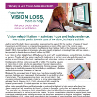 Vision Rehabilitation Maximizes Hope and Independence