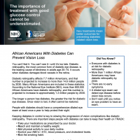 African Americans With Diabetes Can Prevent Vision Loss 