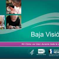Un presentación de PowerPoint  para enseñarle a las personas sobre la baja visión.