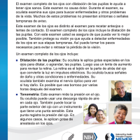 La importancia de hacerse un examen completo de los ojos con dilatación de las pupilas.