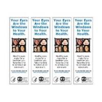 Your Eyes Are The Windows To Your Health Bookmarks, Version 1